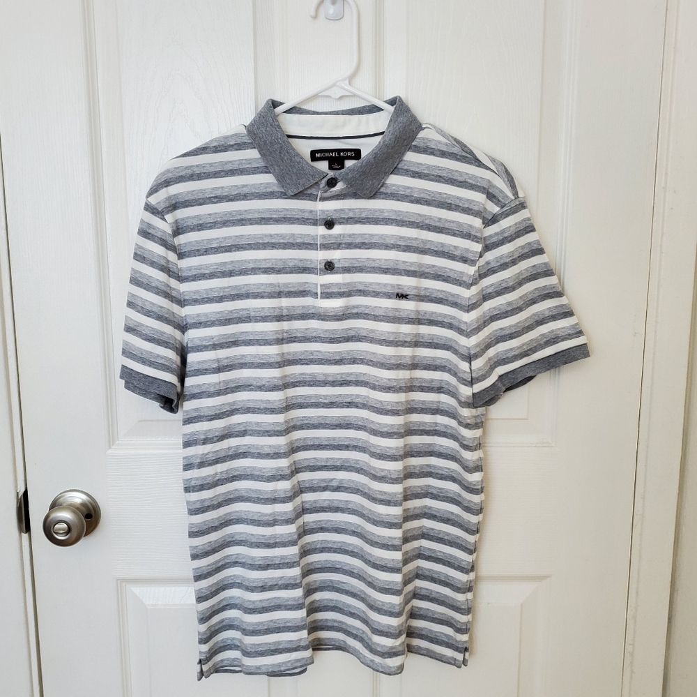 Michael Kors Striped Polo